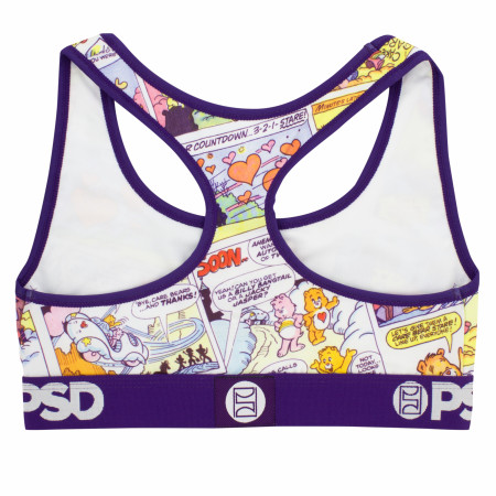 Care Bears Comic Panels PSD Sports Bra